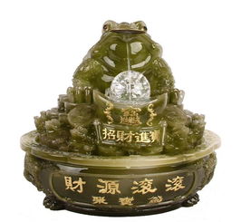 玉流水招財金蟾風水輪 工藝美術(shù)品的招財之道