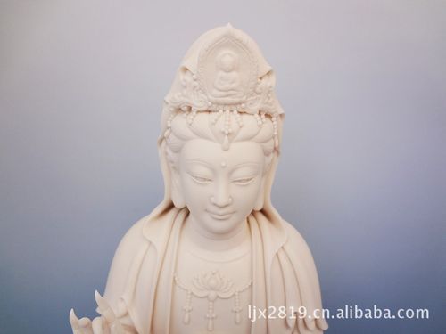 德化瓷雕珍藏·馬來觀音——工藝美術大師手作居家供奉擺件